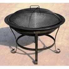 Oakland Living Fire Pit With Grill - 30 Inch