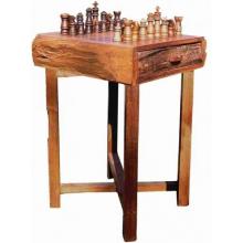Groovy Stuff Teak Wood Hill Country Chess Table Small - TF-538-S