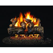 Burnt Rustic Oak Peterson Real Fyre Vented Log Set