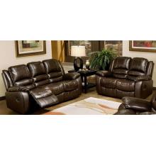 Abbyson Living Brownstone Reclining Leather Sofa And Loveseat Set - CH-8801-BRN-3/2