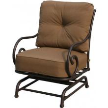 Darlee Malibu Spring Base Aluminum Patio Club Chair With Cushions