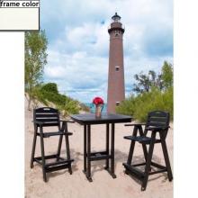 Poly-Wood Nautical Recycled Plastic Wood Bar Set
