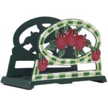Old Dutch 96 Hand Painted Apple Napkin Holder Side View