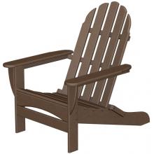Poly-Wood Recycled Plastic Wood Classic Adirondack Curve Back Lounge Chair