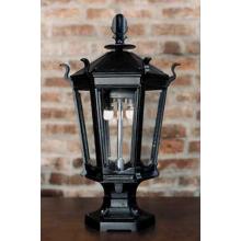 Gaslite America GL900 Cast Aluminum Electronic Ignition Natural Gas Light With Open Flame Burner And Pedestal Mount