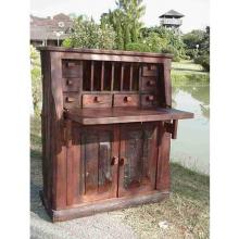 Groovy Stuff Doc Holliday Teak Wood Secretary - TF-326