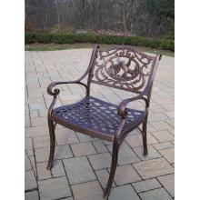 Oakland Living Hummingbird Arm Chair - Antique Bronze