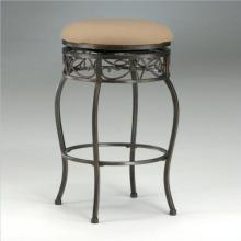 Hillsdale Lincoln 26 Inch Backless Swivel Counter Stool - Black/Gold - 4336-827