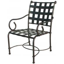 Darlee Malibu Aluminum Outdoor Patio Dining Chair With Cushions - Antique Bronze