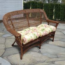North Cape Manchester Resin Wicker Love Seat - Antique Wash