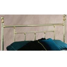 Hillsdale Chelsea Classic Brass Post Headboard With Frame - Twin - 1035HTWR