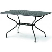 Kettler Wrought Iron Mesh Top Table - 75 X 42 Inch