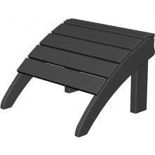 Poly-Wood Recycled Plastic Wood Seashell Adirondack Ottoman