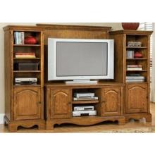 Home Styles Country Casual 4 Piece Entertainment Unit - Oak - 5538-44
