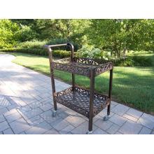 Oakland Living Mississippi Service Cart - Antique Bronze