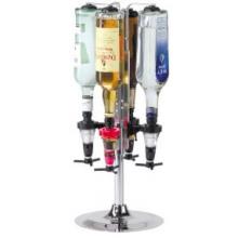 Professional 4 Bottle Revolving Liquor Dispensor