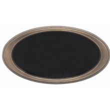 HouseMark Series Small Oval Address Plaque - Black W/ Antique Bronze