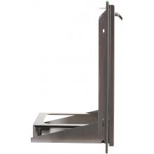 BBQ Guys 600 Series Tilt-Out Trash Bin Side View with no Trashcan