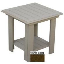Eagle One Recycled Plastic Lexington End Table - Brown