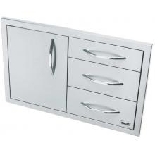 OCI 1-Door 3-Drawer Combination