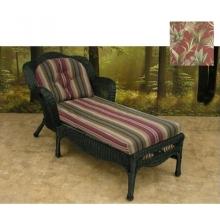North Cape Tufted Chaise Lounge Cushion ONLY- Tiki Crimson