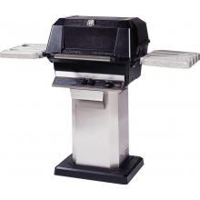 MHP Gas Grills WNK4 Natural Gas Grill W/ Stainless Grids On Stainless Patio Base