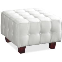 Zuo Modern Button Ottoman White 900261