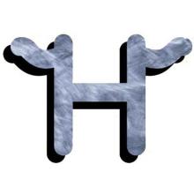 Texas Irons H Branding Iron