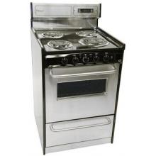 Haier Range Electric Free-Standing 30 Inch, Stainless Steel - HER303QABS
