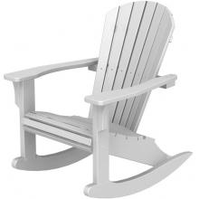 Poly-Wood Seashell Recycled Plastic Wood Rocking Chair