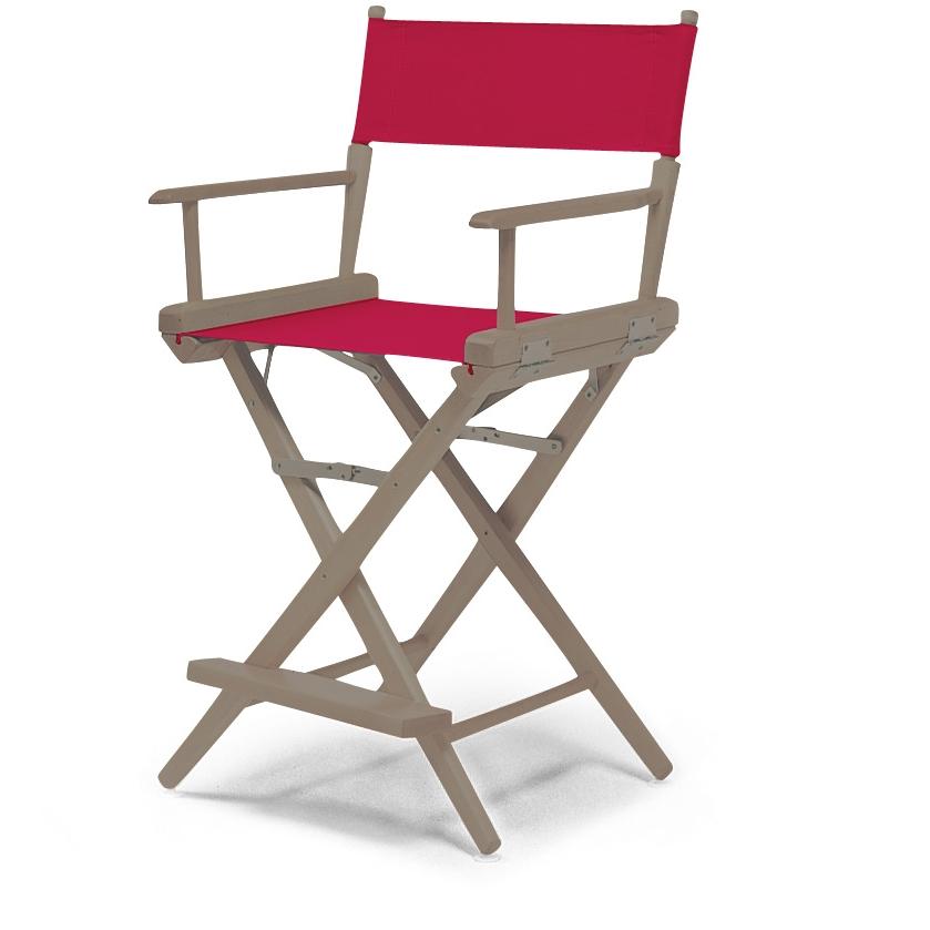 Telescope Casual World Famous Counter Height Director Chair - Rustic Grey Telescope Casual World Famous Counter Height Director Chair - Rustic Grey