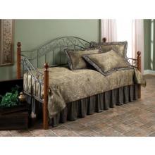 Hillsdale Martino Daybed With Posts Smoke Silver/Cherry - 1392DB