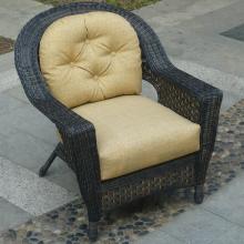 North Cape Augusta Resin Wicker Chair - Espresso