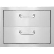 Kingston Series Double Access Drawer Front View