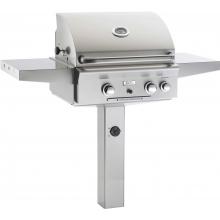 American Outdoor Grill 24 Inch Grill On In-Ground Post