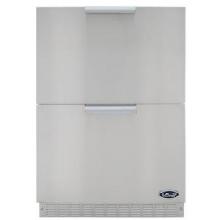 DCS RF24D 5.6 Cu. Ft. Capacity Outdoor Refrigerator Drawers - Stainless Steel