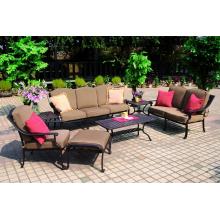 Darlee Ten Star Cast Aluminum Outdoor Patio Lounge Set - 21 X 42 Inch Coffee Table - Antique Bronze