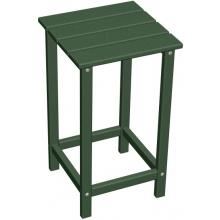 Poly-Wood Recycled Plastic Wood Long Island Adirondack Counter End Table - 15 Inch Square