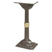 Classic Series Mailbox Post - Bronze W/ Polished Brass