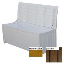 Eagle One Recycled Plastic Brisbane Curved Top Deck Box New England Pattern - Cedar
