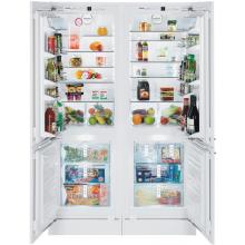 Liebherr SBS-20H1 18.8 Cu. Ft. Capacity 4 Zone Integrated Side-By-Side Refrigerator / Freezer - Custom Panel