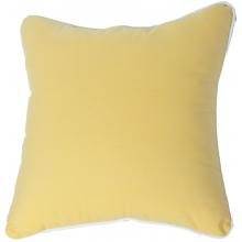 Meadow Decor Throw Pillow With Welt - Henna Fabric