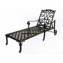 Darlee Santa Monica Cast Aluminum Chaise Lounge With Cushions