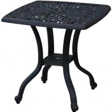 Darlee Elisabeth Cast Aluminum End Table - 21 Inch Square