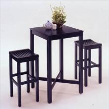 Home Styles 3 Piece Bar Set With Veneer Top - Black - 5982-358