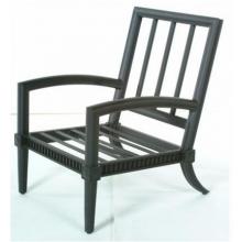 Meadow Decor Huntington Cast Aluminum Club Chair - Charcoal Finish