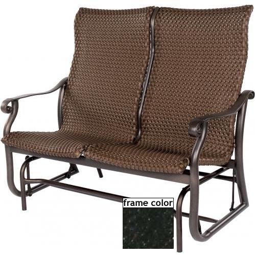 Suncoast Rendezvous Supreme Loveseat Glider - Ebony Frame Suncoast Rendezvous Supreme Loveseat Glider - Ebony Frame