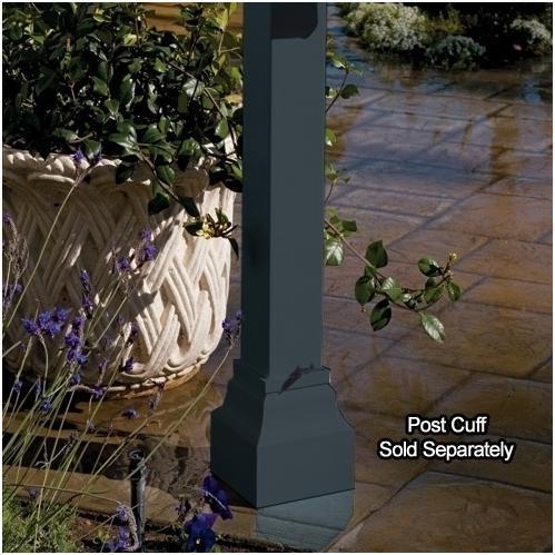 Keystone Series Standard Mailbox Post - Charcoal