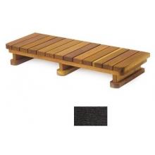 A&B Accessories Recycled Plastic Spa Steps: Single Tier Piano Key - 33 Inch Espresso