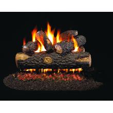 Peterson Gas Logs 18 Inch Woodland Oak Vented Log Set With G4 Burner - Match Light